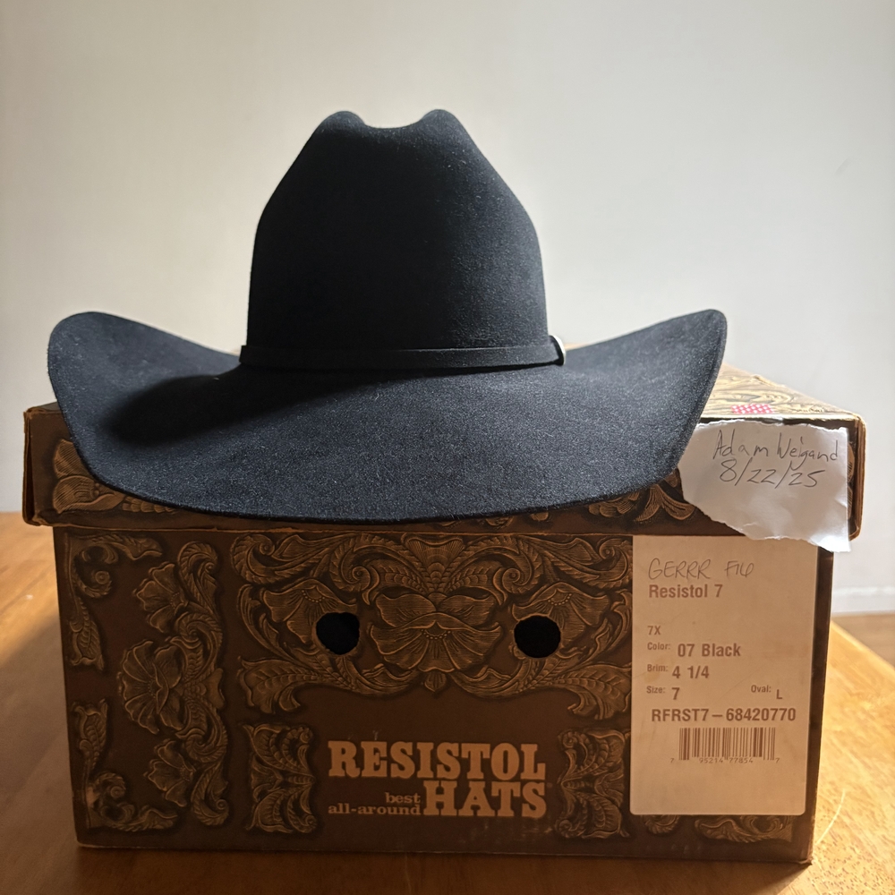 Resistol Men's Classic Black Western Hat